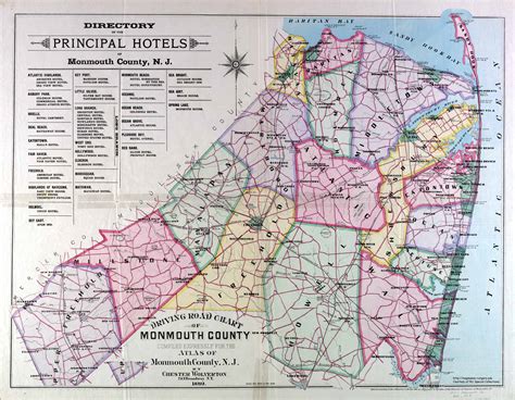 Printable Map Of Monmouth County Nj